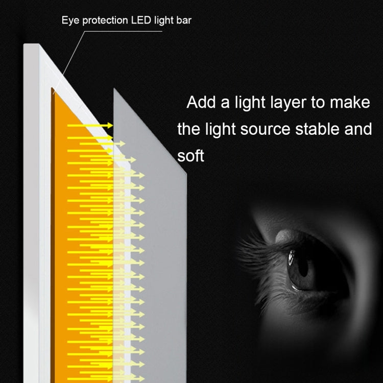 超薄型A4サイズ ポータブルUSB LEDアートクラフト トレーシングライトボックス コピー板 アーティスト用 描画 スケッチ アニメーション X線観察用 明るさ調整なし 充電器なし