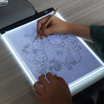 超薄型A4サイズ ポータブルUSB LEDアートクラフト トレーシングライトボックス コピー板 アーティスト用 描画 スケッチ アニメーション X線観察用 明るさ調整なし