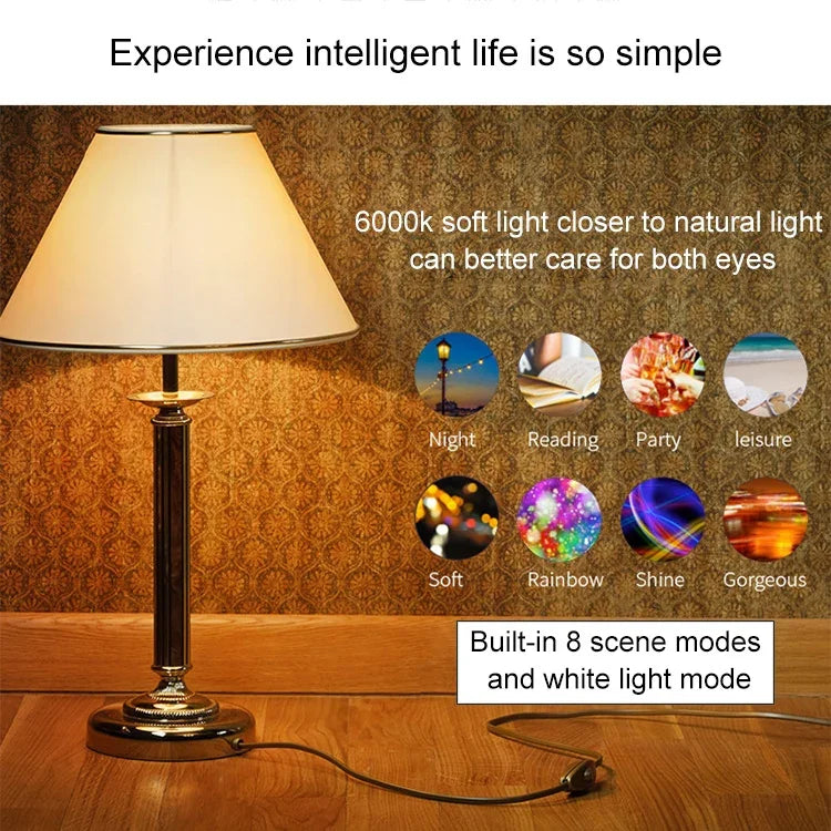 6000K LEDランプ Alexa＆Google Home対応、AC 85-265V