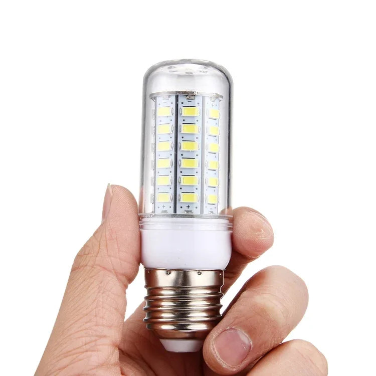 56個LED SMD 5730電球、AC 220V、5W 220V 白色光、5W 220V 暖白色