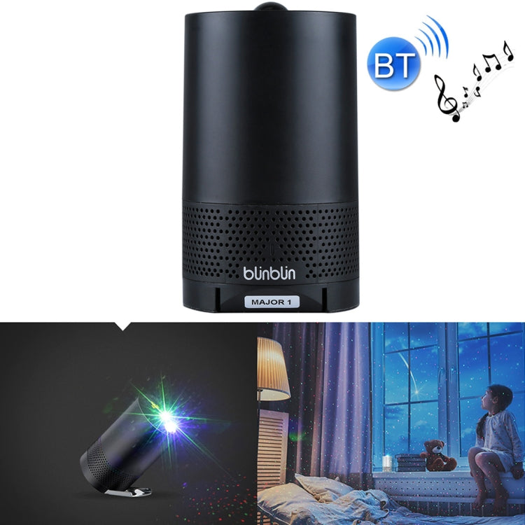 Blinblin Major 1 6W USB充電ポータブルRGBレーザープロジェクター Bluetoothステレオサウンドスピーカー