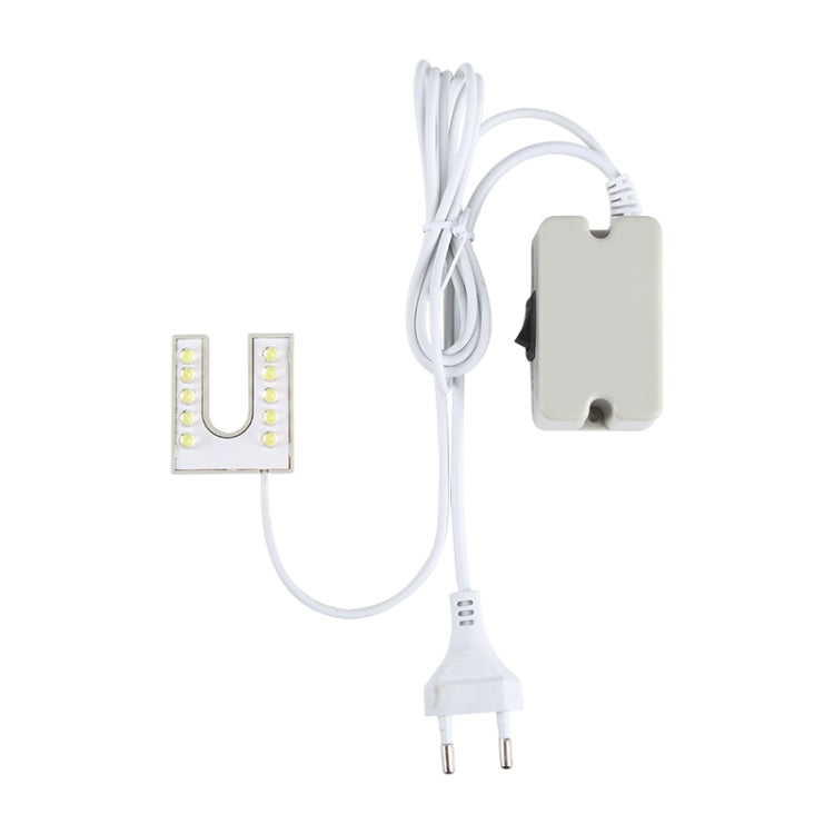 10個LEDミシンランプ U字型ハイライト 磁石付き 作業用省エネランプ