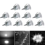 SMD 2835 500-600LM 4000-4500K デッキライト 埋め込みランプ LEDフロアライト 壁スポットライト、切り欠きサイズ：30x22mm