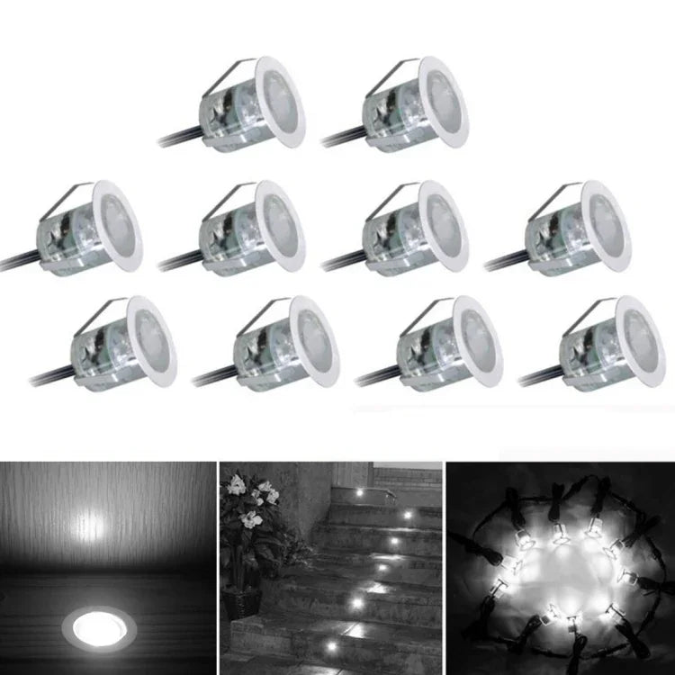 SMD 2835 500-600LM 4000-4500K デッキライト 埋め込みランプ LEDフロアライト 壁スポットライト、切り欠きサイズ：30x22mm