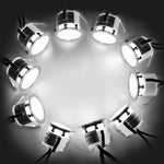 SMD 2835 500-600LM 4000-4500K デッキライト 埋め込みランプ LEDフロアライト 壁スポットライト、切り欠きサイズ：30x22mm
