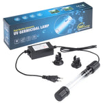 UV-009 9W 紫外線殺菌ランプ 水槽用消毒ライト、EUプラグ、9W