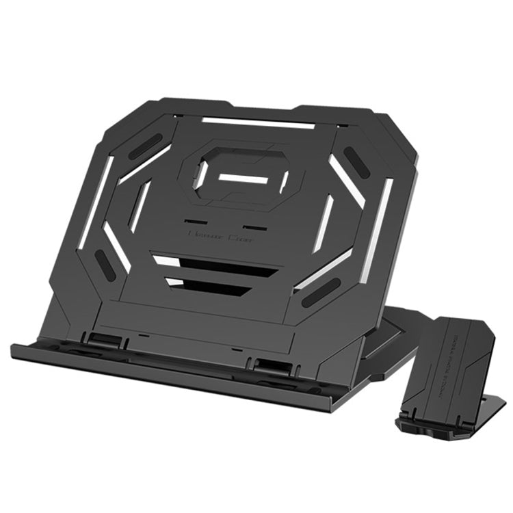T3 Multi-function Hollow Design Cooling Bracket with 10-Level Adjustable Angle for Notebook,  MacBook, iPad, Mobile Phones, T3 (Black), T3 (White)