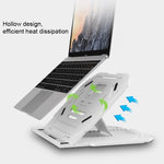 T3 多機能 ホロー設計 冷却ブラケット 10段階調節可能角度 ノートブック、MacBook、iPad、携帯電話用, T3（ブルー）, T3（ホワイト）, T3（ブラック）, T3（ピンク）