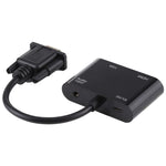 2-in-1 VGA to HDMI + VGA 15ピン HDTVアダプターコンバーター 音声付き