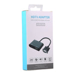 2-in-1 VGA to HDMI + VGA 15ピン HDTVアダプターコンバーター 音声付き