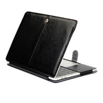 2016年新型 Macbook Pro 15.4インチ A1707用 ラップトップ クレイジーホーステクスチャ 横開きレザーケース