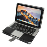 Macbook Pro 15.4インチ用 ラップトップ クレイジーホーステクスチャ 横開きレザーケース