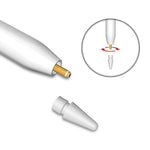 Apple Pencil 1 / 2用交換ペン先（赤）, シリコンニブ