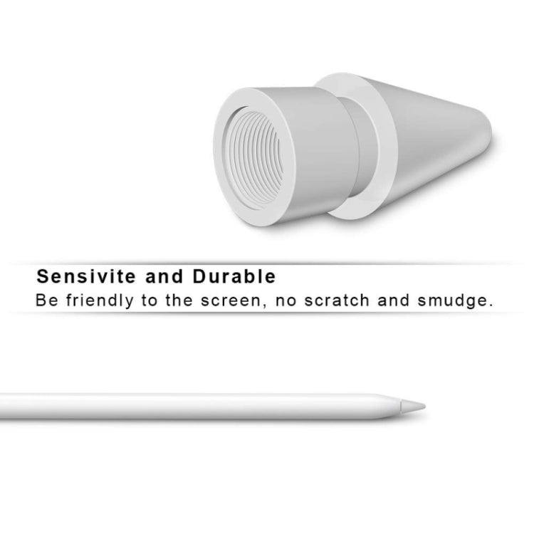 Apple Pencil 1 / 2用交換ペン先（赤）, シリコンニブ