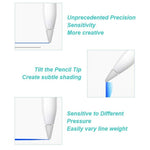 Apple Pencil 1 / 2用交換ペン先（赤）, シリコンニブ