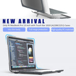 MacBook Pro 13インチ 2022 & A2289 / A2251 / A2338 2020用 PC + TPU 二色ラップトップ保護ケース