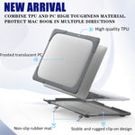 MacBook Pro 13インチ 2022 & A2289 / A2251 / A2338 2020用 PC + TPU 二色ラップトップ保護ケース