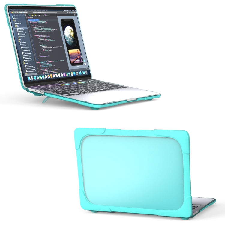 MacBook Pro 13インチ 2022 & A2289 / A2251 / A2338 2020用 PC + TPU 二色ラップトップ保護ケース