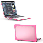 MacBook Pro 13インチ 2022 & A2289 / A2251 / A2338 2020用 PC + TPU 二色ラップトップ保護ケース