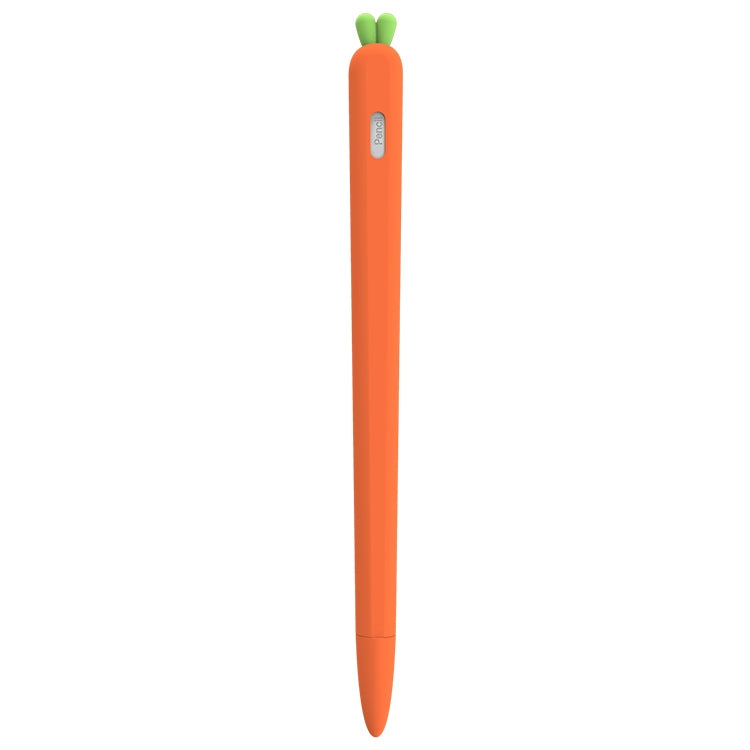 LOVE MEI Apple Pencil 2用 ニンジン型シリコン保護ケースカバー、Apple Pencil 2用
