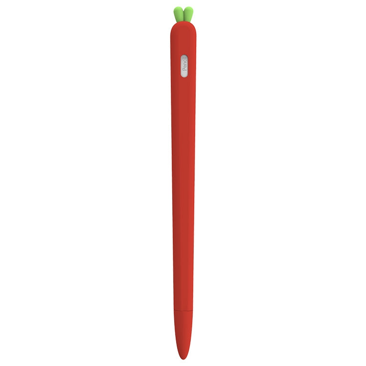 LOVE MEI Apple Pencil 2用 ニンジン型シリコン保護ケースカバー、Apple Pencil 2用