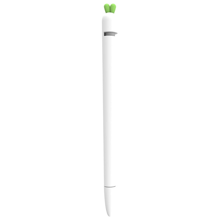 LOVE MEI Apple Pencil 1用 キャロット形状スタイラスペン シリコン保護ケースカバー、Apple Pencil 1用