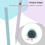 LOVE MEI Apple Pencil 2用 三角形スタイラスペン シリコン保護ケースカバー、Apple Pencil 2用