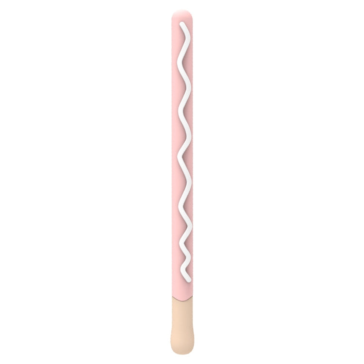 LOVE MEI Apple Pencil 2用 ストライプデザインスタイラスペン シリコン保護ケースカバー、Apple Pencil 2用
