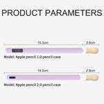 LOVE MEI Apple Pencil 2用 ストライプデザインスタイラスペン シリコン保護ケースカバー、Apple Pencil 2用