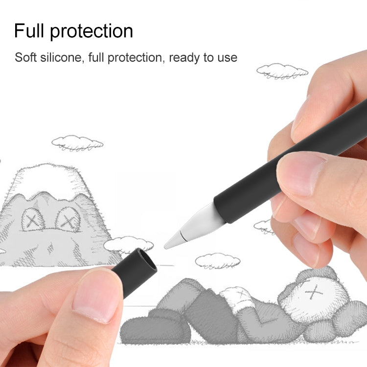 LOVE MEI Apple Pencil 1用 中指形状スタイラスペン シリコン保護ケースカバー、Apple Pencil 1用