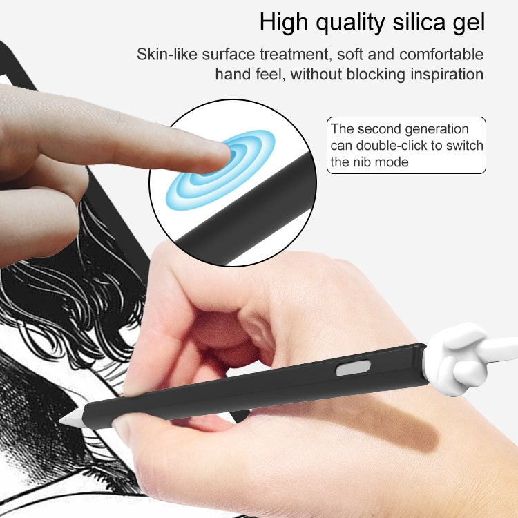 LOVE MEI Apple Pencil 1用 中指形状スタイラスペン シリコン保護ケースカバー、Apple Pencil 1用