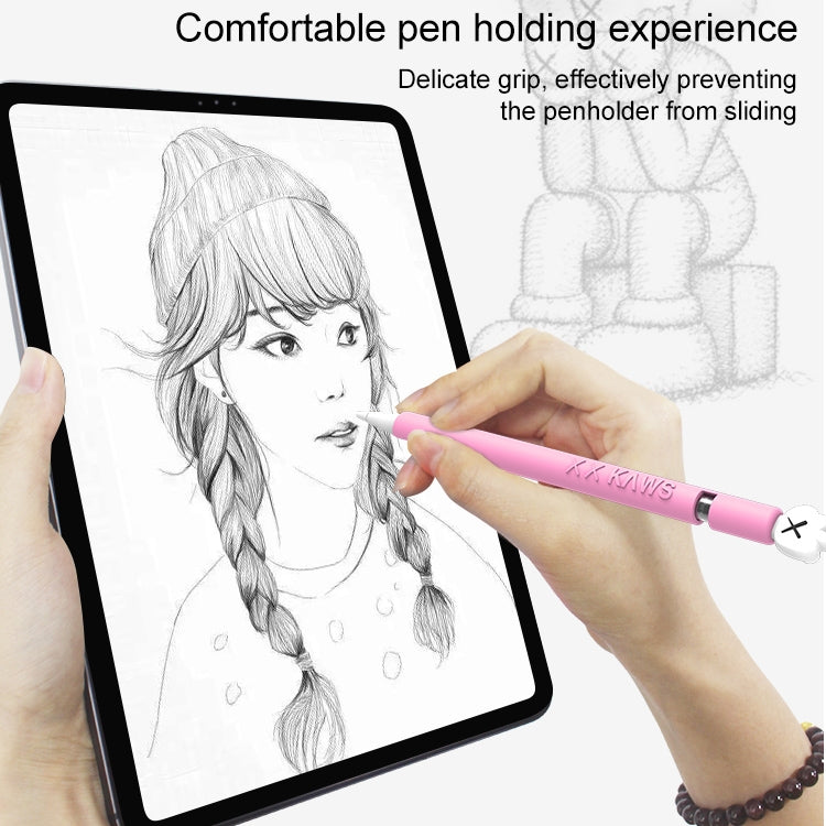 LOVE MEI Apple Pencil 1用 中指形状スタイラスペン シリコン保護ケースカバー、Apple Pencil 1用