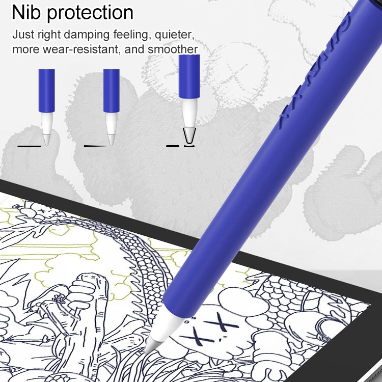 LOVE MEI Apple Pencil 1用 中指形状スタイラスペン シリコン保護ケースカバー、Apple Pencil 1用