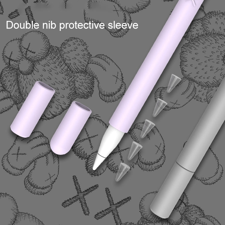 LOVE MEI Apple Pencil 1用 中指形状スタイラスペン シリコン保護ケースカバー、Apple Pencil 1用