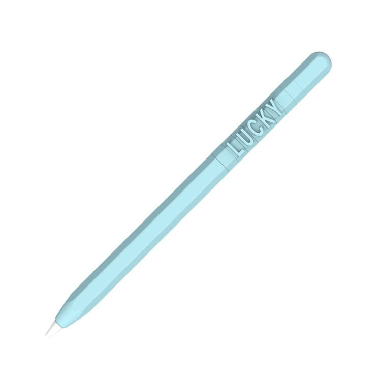 LOVE MEI Apple Pencil 1用 数字文字デザインスタイラスペン シリコン保護ケースカバー、Apple Pencil 1用