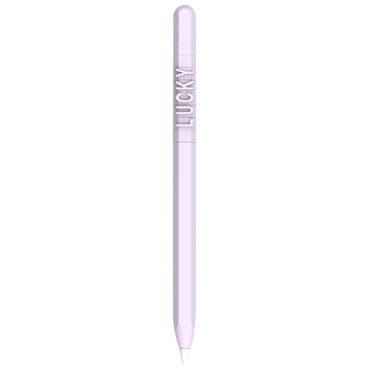 LOVE MEI Apple Pencil 1用 数字文字デザインスタイラスペン シリコン保護ケースカバー、Apple Pencil 1用