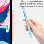 LOVE MEI Apple Pencil 2用 数字文字デザインスタイラスペン シリコン保護ケースカバー、Apple Pencil 2用