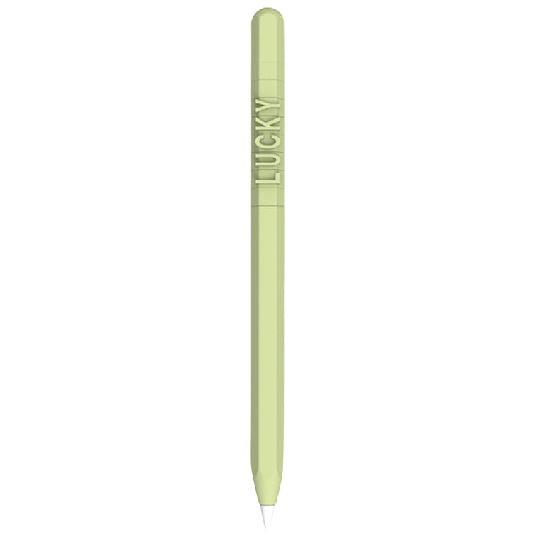 LOVE MEI Apple Pencil 2用 数字文字デザインスタイラスペン シリコン保護ケースカバー、Apple Pencil 2用
