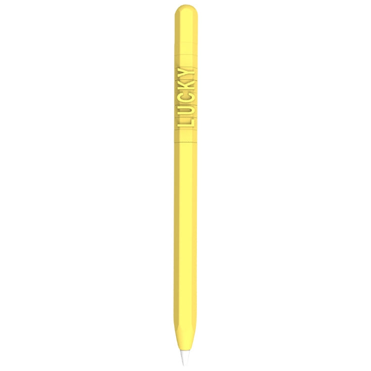 LOVE MEI Apple Pencil 2用 数字文字デザインスタイラスペン シリコン保護ケースカバー、Apple Pencil 2用