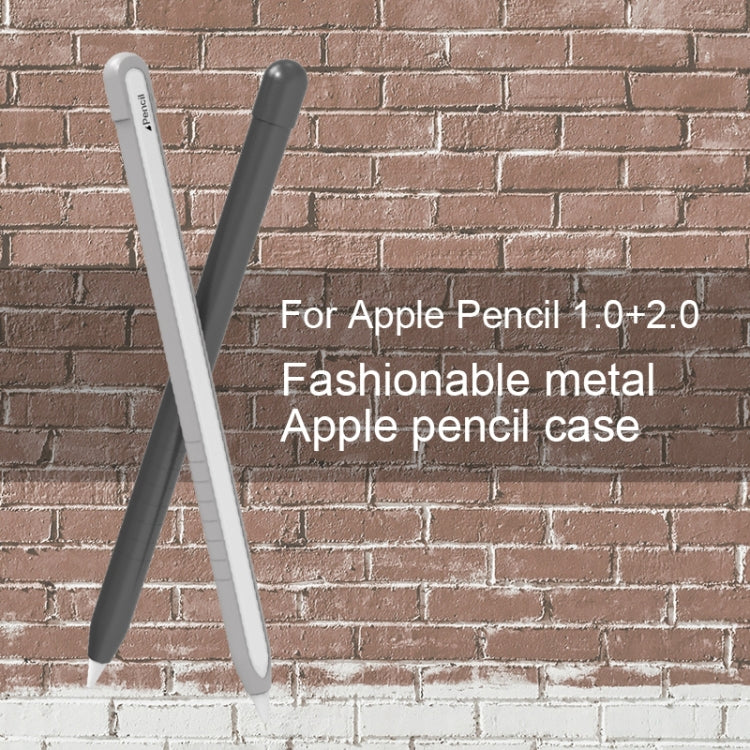 Apple Pencil 2用メタルマット滑り止めスタイラスペン保護ケース、Apple Pencil 2対応