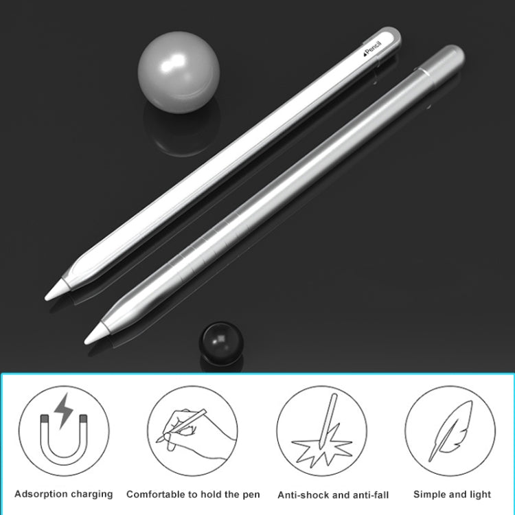 Apple Pencil 2用メタルマット滑り止めスタイラスペン保護ケース、Apple Pencil 2対応
