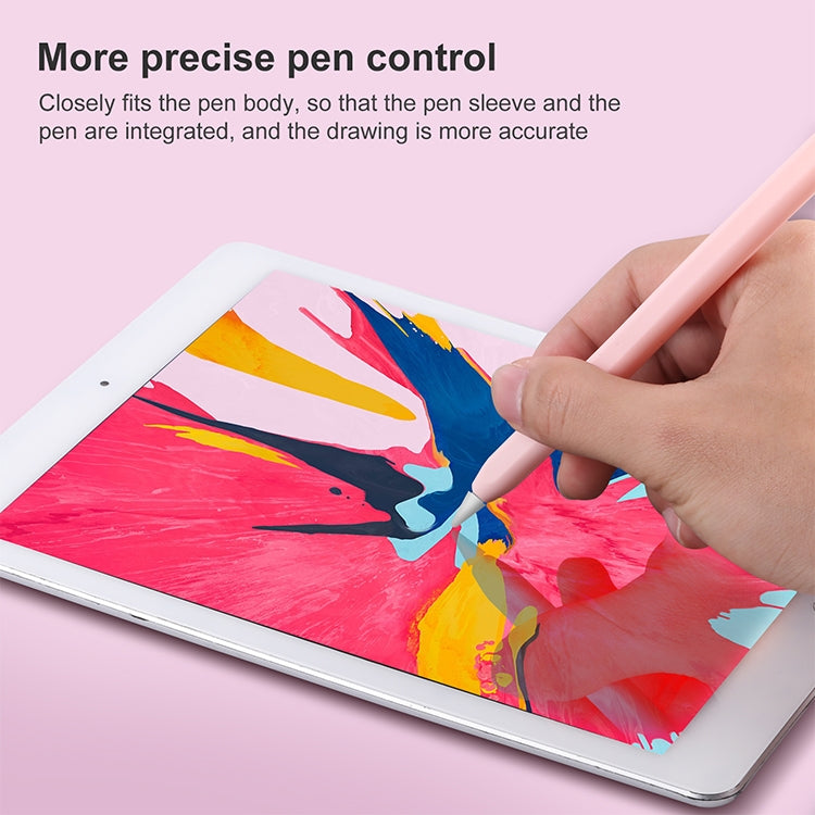 Apple Pencil 1用4in1スタイラスペンカートゥーン動物シリコン保護ケース、Apple Pencil 1対応