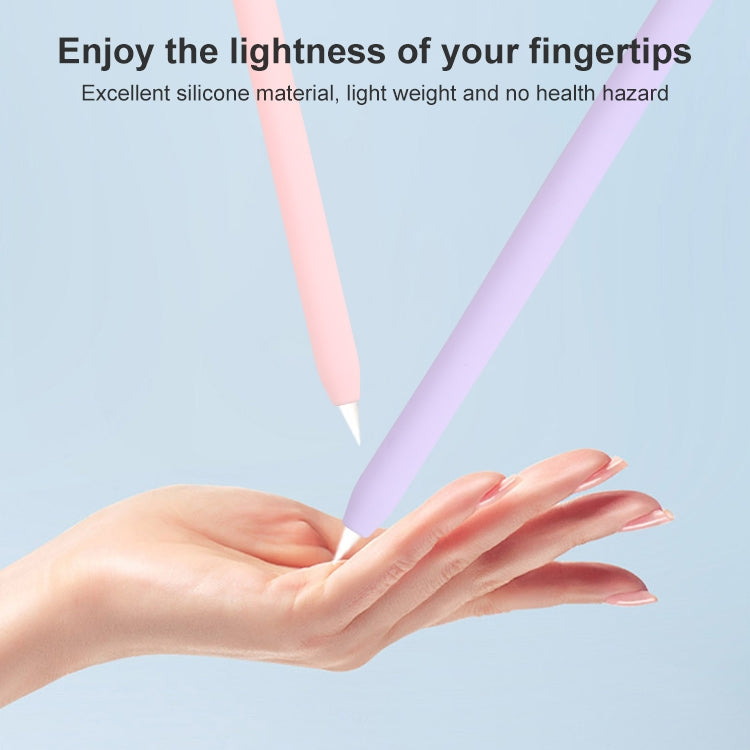 Apple Pencil 2用4in1スタイラスペンカートゥーン動物シリコン保護ケース、Apple Pencil 2対応