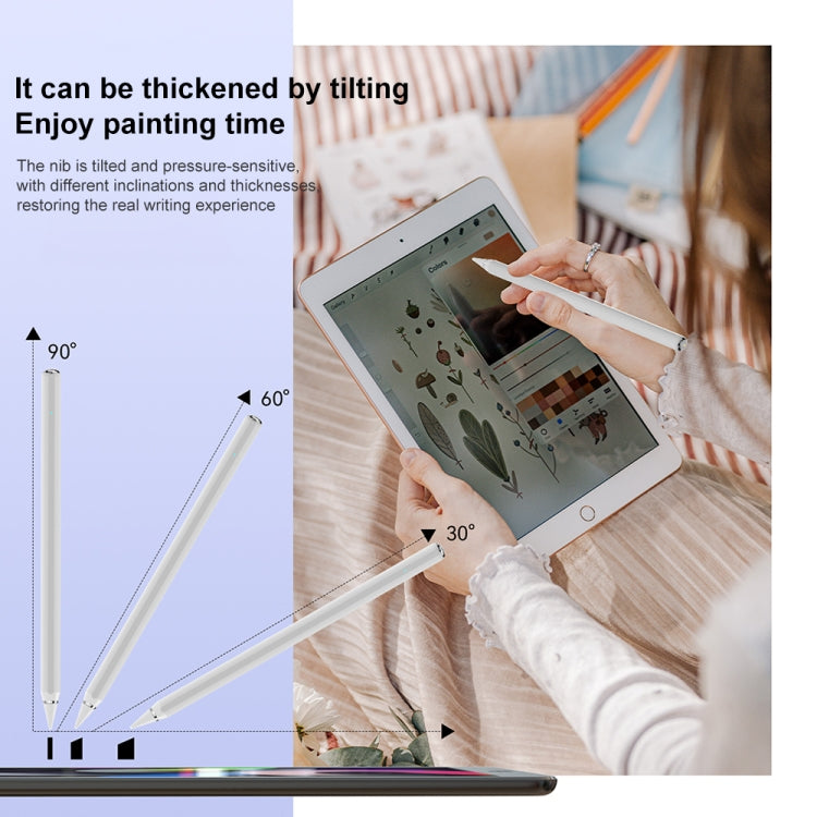 Mutural P-950B 傾き圧力センサー搭載静電容量式スタイラスペン パームリジェクション機能付き iPad 2018以降対応、950B