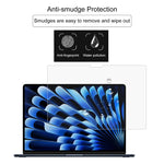 MacBook Air 15.3インチ A2941 2023用 0.26mm 9H 表面硬度 耐爆強化ガラスフィルム、MacBook Air 15.3インチ A2941 2023 / Air 15 M3 2024 A3114用（1枚入り）