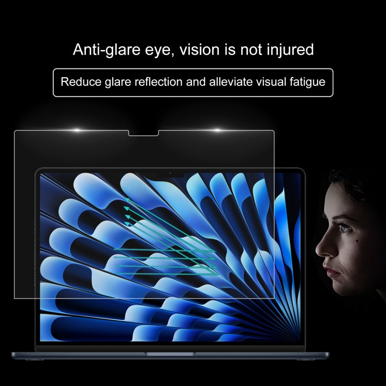 MacBook Air 15.3インチ A2941 2023用 0.26mm 9H 表面硬度 耐爆強化ガラスフィルム、MacBook Air 15.3インチ A2941 2023 / Air 15 M3 2024 A3114用（1枚入り）