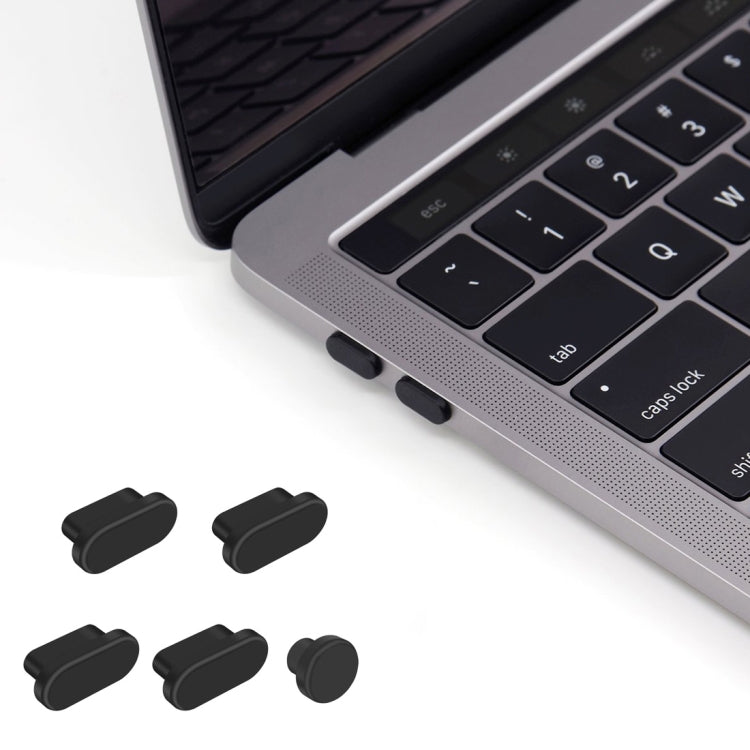 ENKAY 5-in-1 防塵プラグ 充電ポート用 MacBook 12インチ / MacBook Pro 13.3 / 15.4インチ (2016/2017)