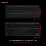 ENKAY TPUキーボードプロテクターカバー MacBook Air 13.3インチ A1932 (2018) EU版、MacBook Air 13.3インチ A1932 (2018)用
