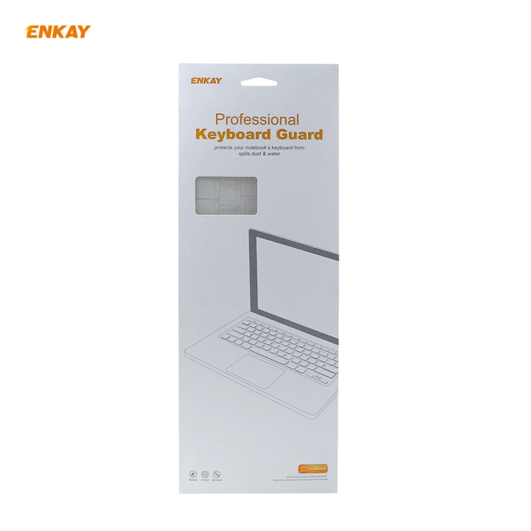 ENKAY TPUキーボードプロテクターカバー MacBook Air 13.3インチ A1932 (2018) EU版、MacBook Air 13.3インチ A1932 (2018)用