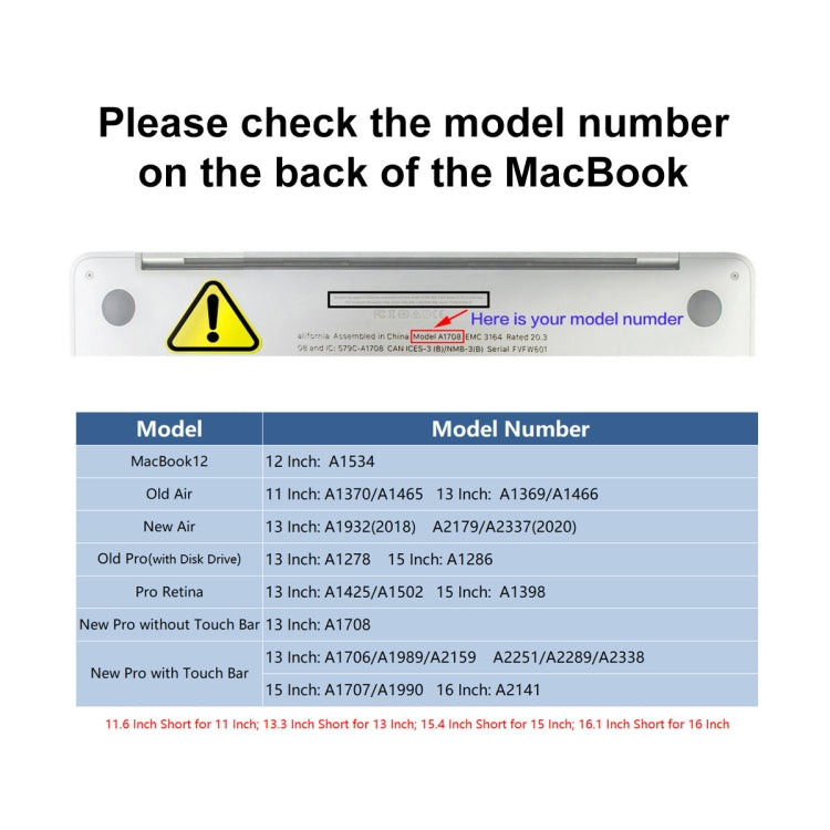 ENKAY TPUキーボードプロテクターカバー MacBook Pro 13.3インチ Touch Barなし A1708 / MacBook 12 2015 A1534、ヨーロッパ版、2016年MacBook Pro用